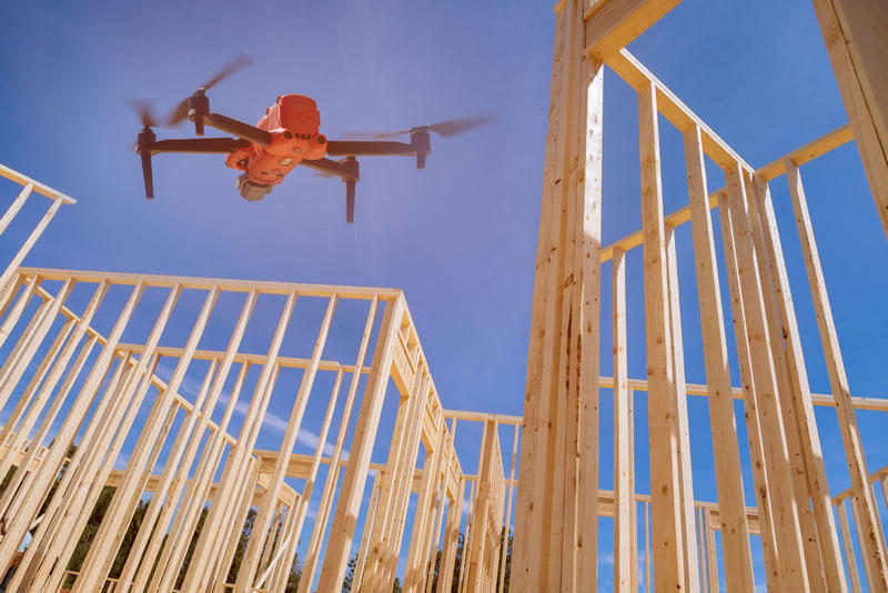 Construction inspection using drones