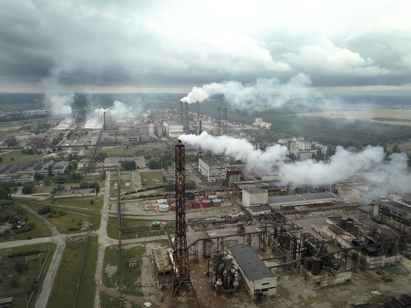 Petrochemical industry inspection using drones